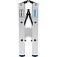 Marchepied double rabattable charge lourde 135 XL, 2x3 marches, hauteur de travail 2,70m