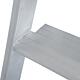 Marchepied double escamotable charge lourde 135, 2x2 marches, hauteur de travail 2,50m