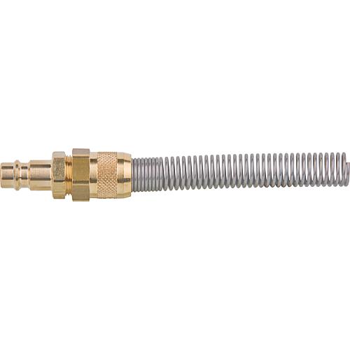 Douilles cannelées pneumatiques, série basse-pression ouverture nominale NW 7,2, avec ressort anti-torsion Standard 1
