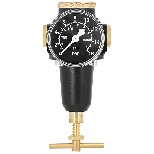 Pressostat pneumatique G1/4 + G3/8 Plage de reglage/bareme 0,5 - 10/16 Debit 1.000 l/min