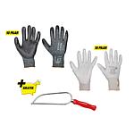 Gants de travail paquet montage avec scie à métaux GRATUITE