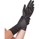 Gant nitrile noir SAFE LONG non poudré - lg 300 mm taille M - emballage 100 pces