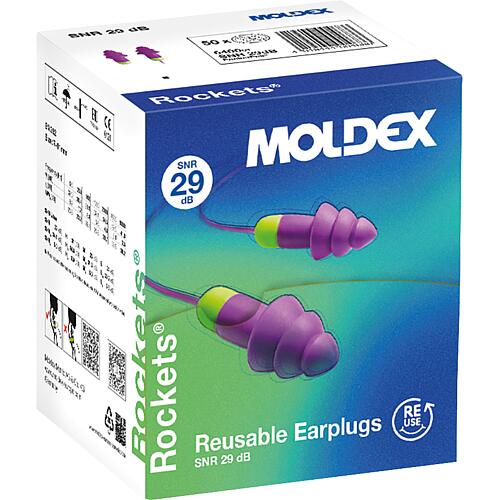 Bouchons d'oreilles réutilisables, Rockets Anwendung 1