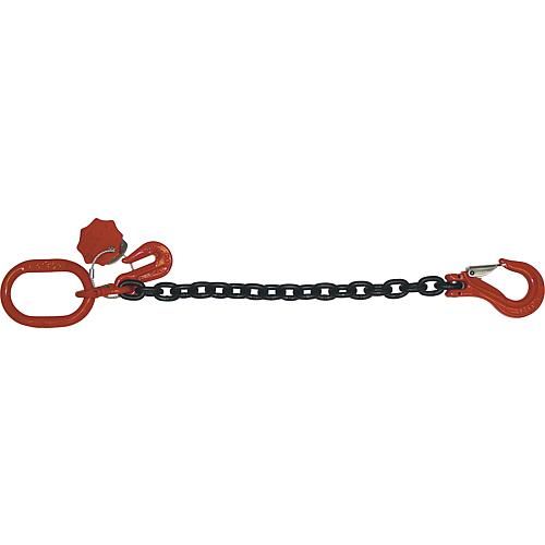 Chaîne de retour avec crochet à tête de fourche, traction 4t 2m