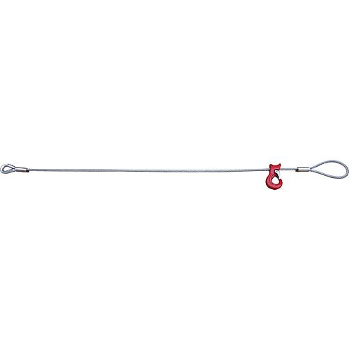 Câble d'élingue avec boucle + crochet coulissant, Ø: 12mm, capacité de charge 1,2t, 1m