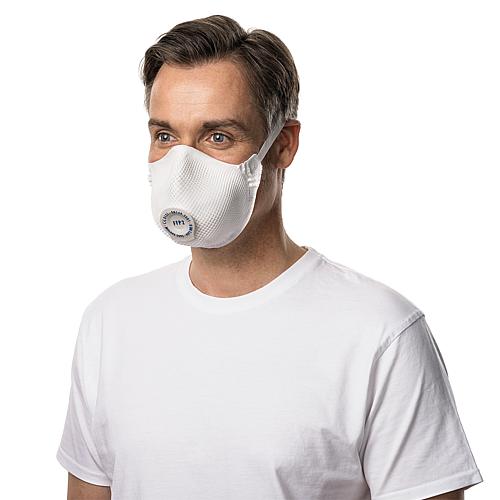 Masque de protection respiratoire réutilisable série Smart Solo, FFP2 NR D avec soupape climatique