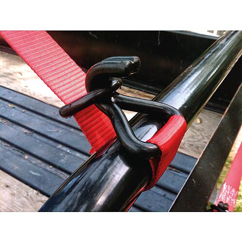 Sangle d'arrimage avec Mécanisme d'enroulement 25mm 400 kg 4,2m, Cond=2pcs