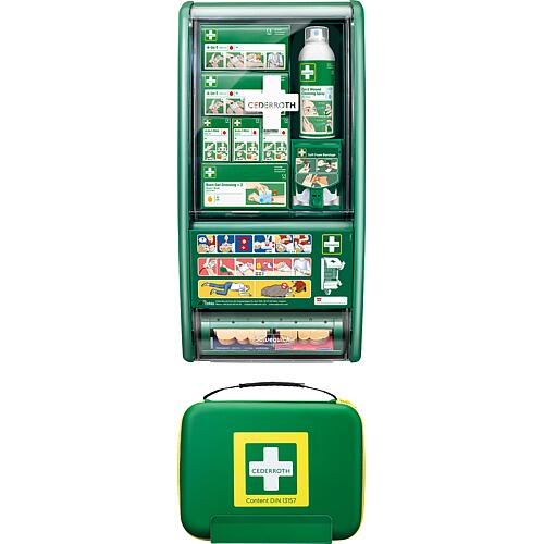 Poste de secours avec Sacoche de premiers secours Standard 1