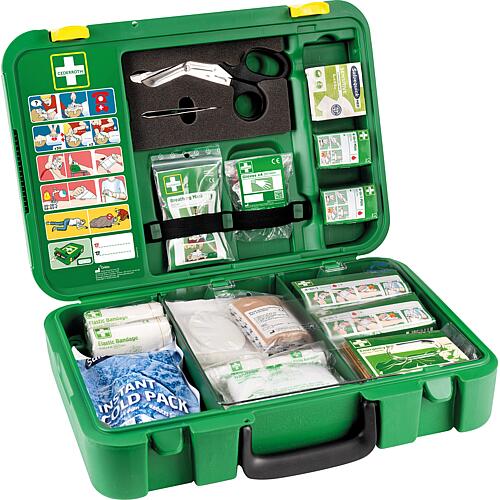 Mallette de premiers secours avec distributeur de pansements Anwendung 3