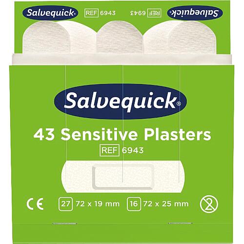Pansements adhésifs Sensitive Salvequick Standard 1