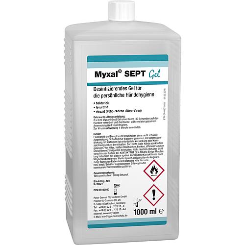 Désinfectant pour les mains Sept Gel Standard 2