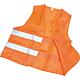 Gilet de sécurité EN 471 100% polyester 2 bandes réfléchissantes orange vif