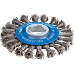 Brosse torsadée Ø 115 mm 0,5 mm fil d’acier