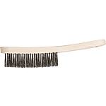 Brosse pour soudures d’angle HBK, non tressé, fil d’acier inoxydable