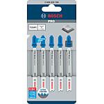 Lames de scie sauteuse BOSCH PRO T121AFC, longueur 92 mm, Cond. 5 Pièces