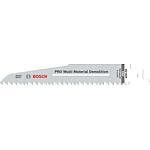 Lames de scie sabre BOSCH PRO S610VF, pas de denture 3,2 + 5,1 x 150 mm, Cond. 5 Pièces