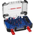 Kit de scie cloche BOSCH Expert Carbide Construction Material, avec PowerChange Plus, Ø 20/25/32/38/51/64mm, longueur utile 60 mm 10 pièces