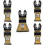 BiM Sägeblätter-Set Dewalt DT20777, Multi-Fit-Aufnahme, 5-teilig
