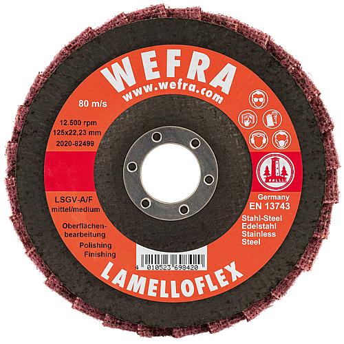 Disque a lamelles WEFRA LSGV-A/M moyen D=125 x 22,23mm