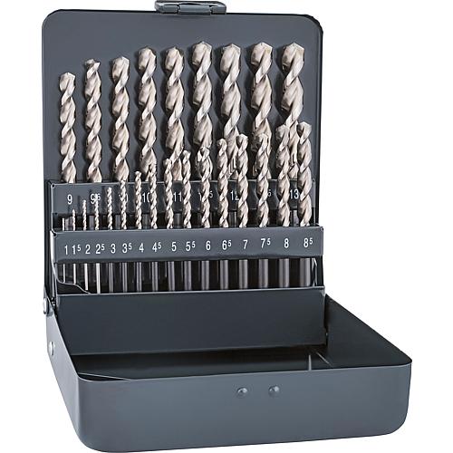 Coffret forets pour inox HSS Forte Cobalt, 25 pièces, tige cylindrique Standard 1