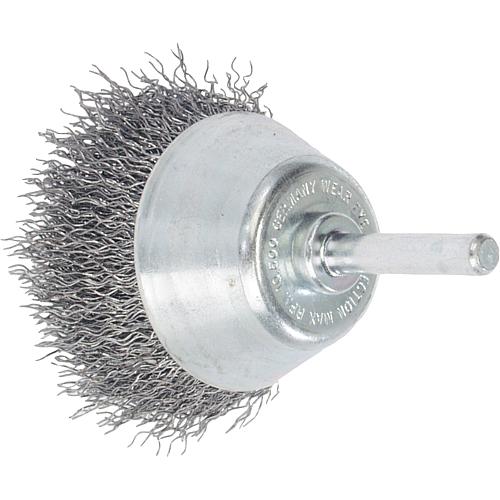 Brosses de surface, ø 6 mm Tige, fil d'acier Standard 1