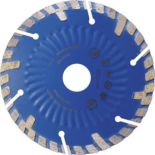 Disque diamant, ø 125 mm pour rainureuse (80 063 50) Standard 1