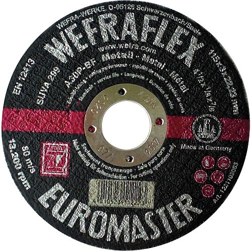 Disque à tronçonner Euromaster A 30 P/A 24 P, droit, pour fere et acier Standard 1