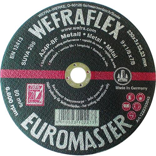 Disque à tronçonner Euromaster A 30 P/A 24 P, droit, pour fere et acier Anwendung 3