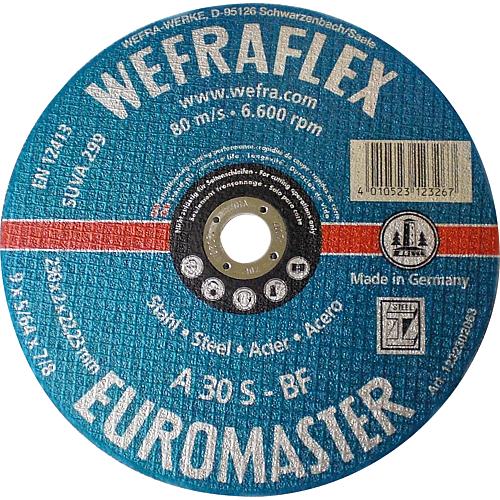 Disque à tronçonner Euromaster A 30 S/A 30 S IB, droit, pour acier, même allié, tôle, fonte