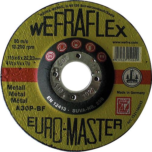 Disque a meuler Euromaster pour metal 115 x 6 x 22 mm