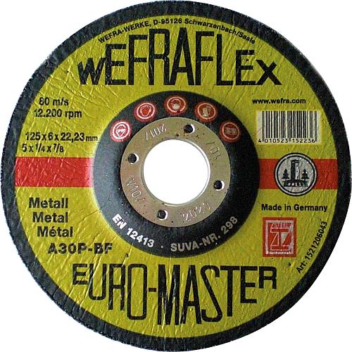 Disque à tronçonner Euromaster A 30 P, coudé, pour fer et acier  Standard 1