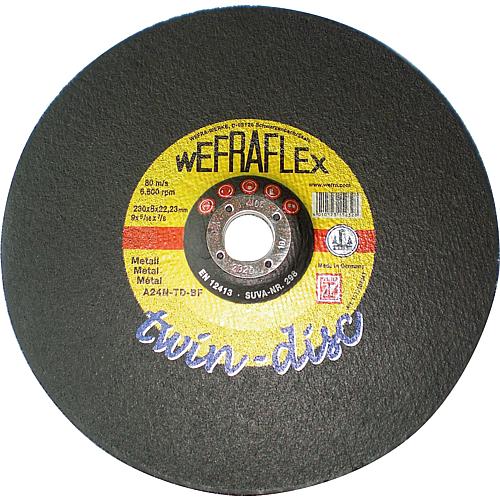 Disque à ébarber Euromaster A 24 N-TD, Contre-coudé, pour métal Anwendung 1