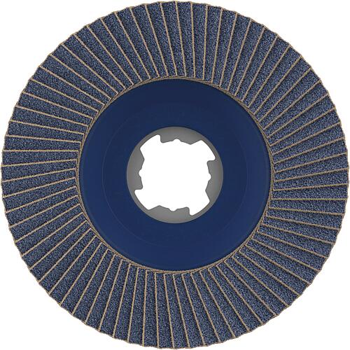 Disque de ponçage à lamelles pour l’acier, l’acier inoxydable, la fonte Anwendung 1