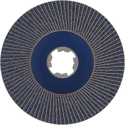 Disque abrasif a lamelles BOSCH coude avec insert X-Lock diam. 125mm K60