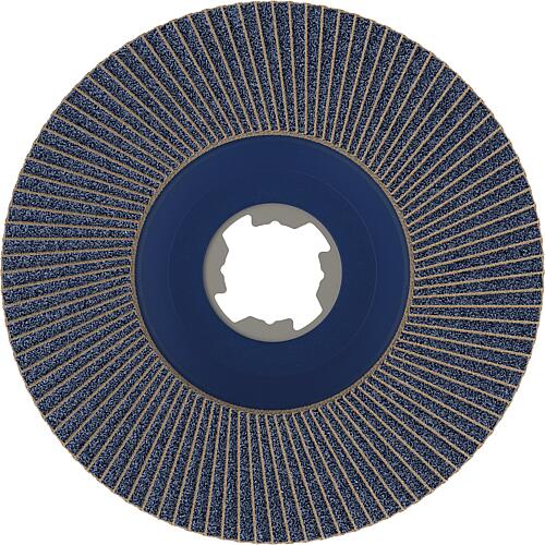 Disque abrasif a lamelles BOSCH coude avec insert X-Lock diam. 125mm K80