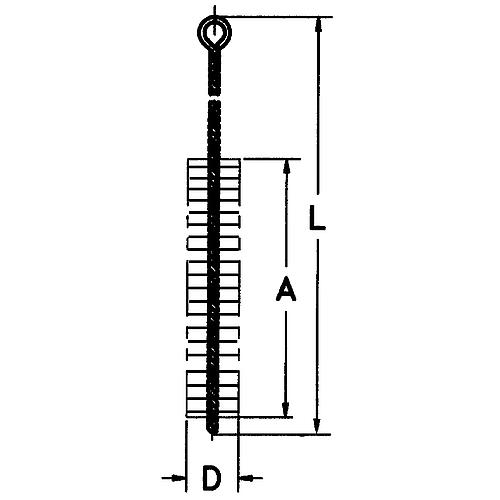 Goupillon avec manche