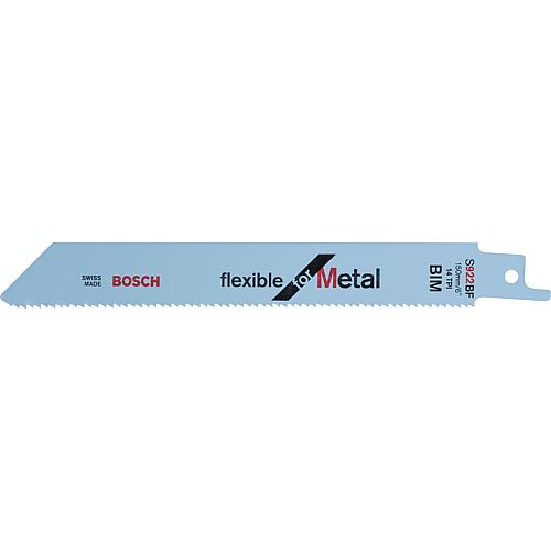 Lames de scie sabre BOSCH S922BF, L=150mm, 25 pieces, pour metal