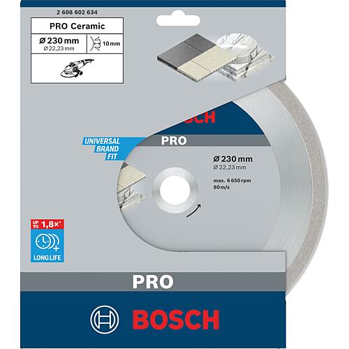 Disques à tronçonner diamantés Best for Ceramic idéal pour le grès cérame, le marbre, les carreaux et la céramique, coupe à sec Anwendung 1