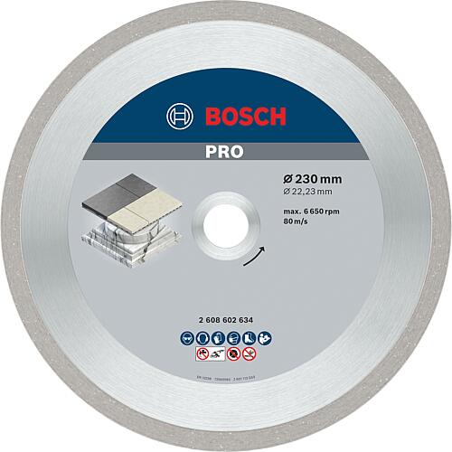Disques à tronçonner diamantés Best for Ceramic idéal pour le grès cérame, le marbre, les carreaux et la céramique, coupe à sec Standard 1