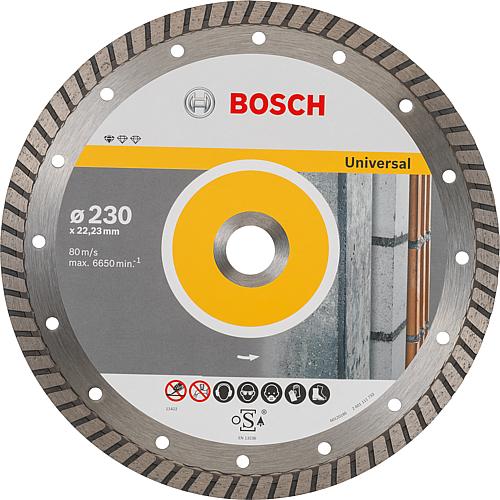 Disque diamant BOSCH Universel Turbo D= 230 x 22,23 x 2,5mm