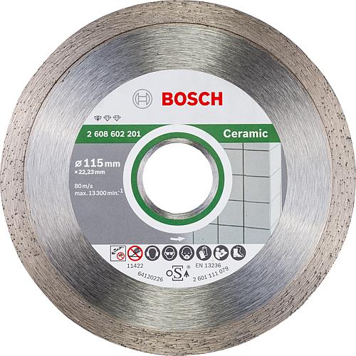 Disque diamant BOSCH standard for ceramic pour carreaux D= 115 x 22,23 x 1,6mm