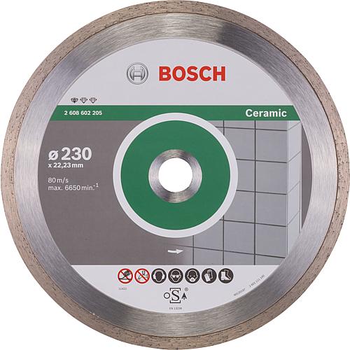 Disque diamant BOSCH standard for ceramic pour carreaux D= 230 x 22,23 x 1,6mm