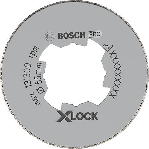 Foret a sec BOSCH® Diamant ac insert X - Lock Ø 55 mm
