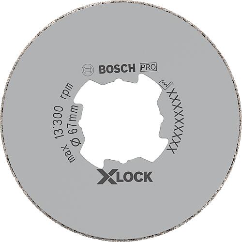 Foret a sec BOSCH® Diamant ac insert X - Lock Ø 67 mm