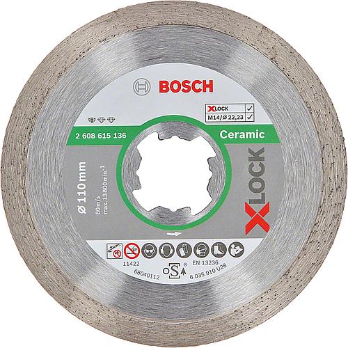 Disque a tronconner BOSCH® Diamant Standard for Ceramic ac. insert X - Lock Ø 110 mm