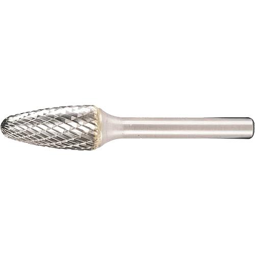 Fraise-carbure KLINGSPOR conique denture croisée Ø 9,6mm, L: 64mm