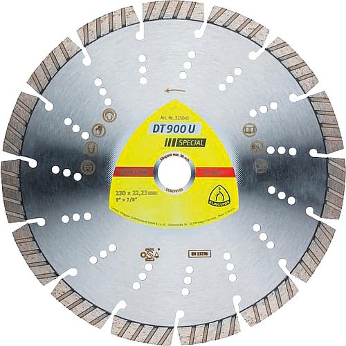 Disque diamant DT 900 U SPECIAL, pour le béton, le béton ancien armé, la brique silico-calcaire, la pierre dure Standard 1