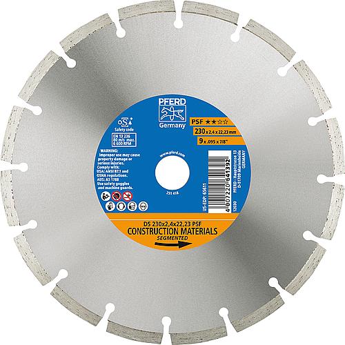 Disques à tronçonner diamant DS PSF Standard 2