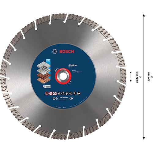 Disque de découpe diamanté EXPERT pour béton, béton armé, béton cellulaire, maçonnerie, tuiles, découpe à sec Anwendung 3