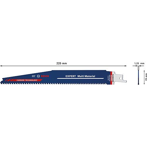 Lames de scie sabre avec manche universel S1156XHM pour bois avec métal, CARBIDE TECHNOLOGY Anwendung 1